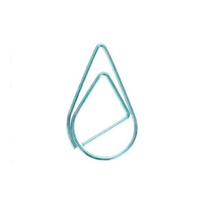 Main Image Paperclips druppel blauw 25 mm | 100 stuks