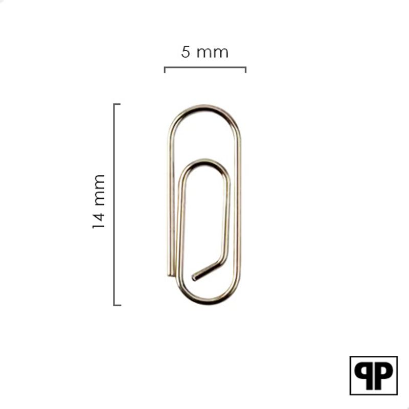 Paperclips mini zilver 14 mm | 100 stuks